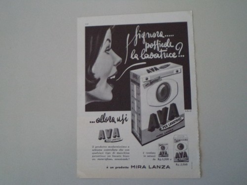 Advertising pubblicità 1962 - advertising,