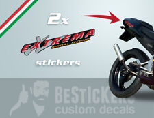 2 adesivi EXTREMA digital techno restauro codone Aprila RS 50 1992 1993 1994
