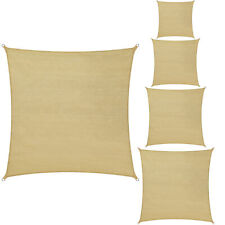 Tenda a vela solare protezione raggi UV vento telo sole quadrato arredamento 