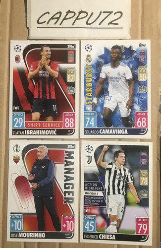 Match attax extra 2021 2022 - match, 2021-2022