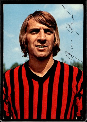 Cartolina calcio calciatore