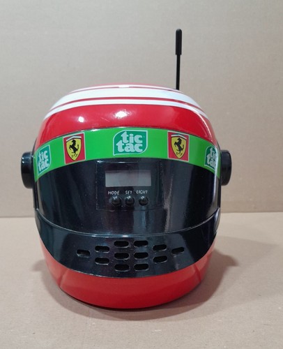 Radio orologio casco - , ferrari