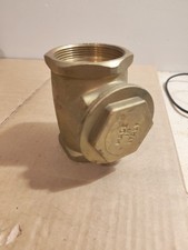 VALVOLA DI RITEGNO CLAPET OTTONE 2" DUE POLLICI FONDO MADE IN ITALY