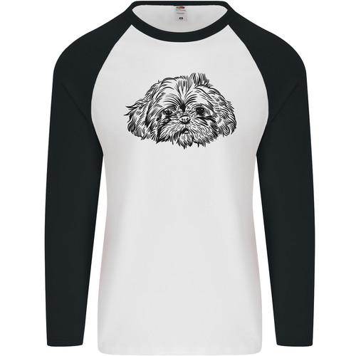 Maglietta baseball shih tzu - da,
