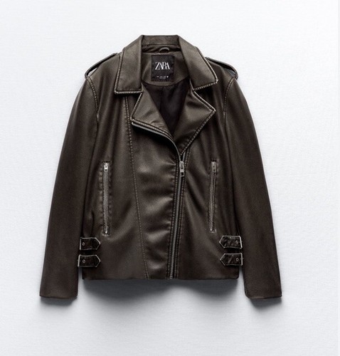 Giacca biker ecopelle zara - biker,