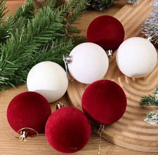 Palline di Natale in velluto
