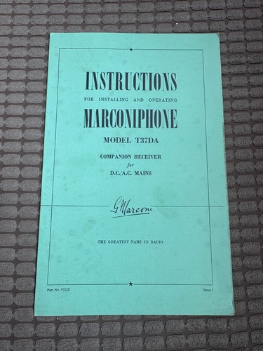 Marconiphone model t37da - marconiphone,