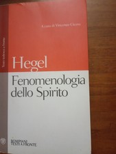 HEGEL FENOMENOLOGIA DELLO