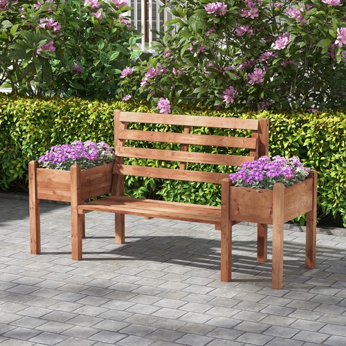 Outsunny panca giardino 2 - outsunny,