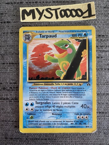 Carte pokemon tarpaud - carte,