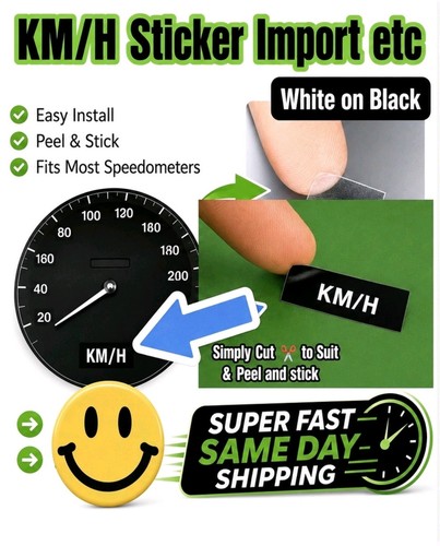 Kit adesivi h - adesivi, km/h