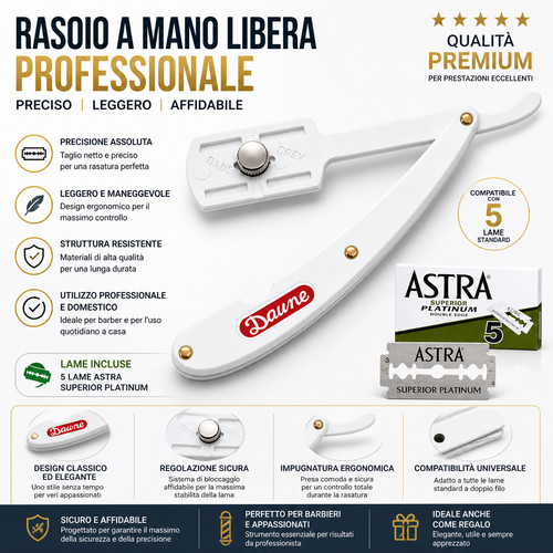 Daune rasoio mano - mano, libera