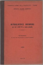 MITRAGLIATRICE BROWNING CAL 12,7 M2 CANNA PESANTE - SINOSSI  ARMAIOLI - TERNI