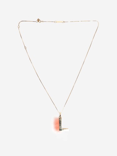 Collana con ciondolo - , lettera