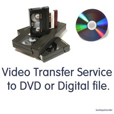 Trasferimento conversione PAL SECAM Mini DV, Hi8, 8mm, videocassetta VHS in DVD o MP4