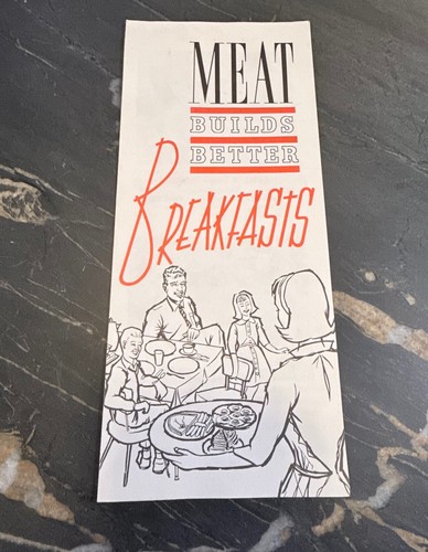 Brochure vintage carne