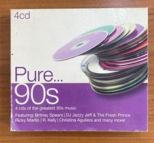 BOX ALBUM ORIGINALE PURE 90s - COLLEZIONE INCLUSI 4 CD CON ARTISTI VARI - SONY