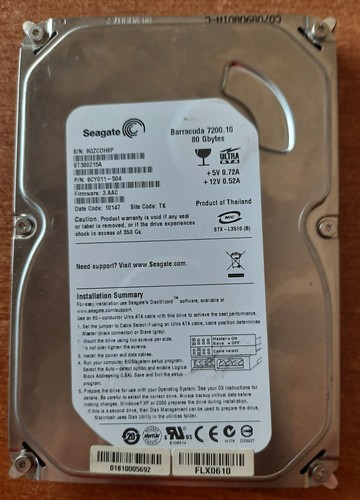 Hard disk interno - ide, gb