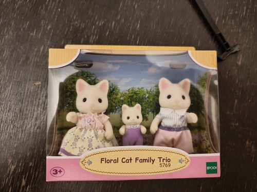 Sylvanian families floral cat - sylvanian,