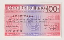 Miniassegni  CREDITO ITALIANO