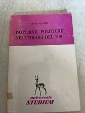 DOTTRINE POLITICHE NEI TEOLOGI DEL '500 QUADRI SANTO STUDIUM 1962