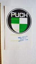 Puch MC 125-175 Regolarità 1974 depliant originale ITALIANO brochure 