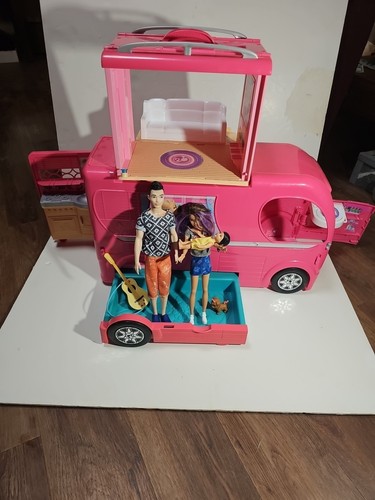 Barbie pop motor home - up, pink