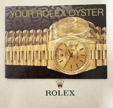 Libretto Booklet Your Rolex