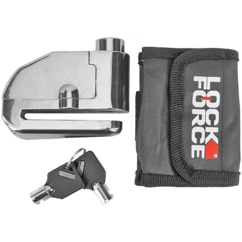 Blocca disco cromo con allarme - blocca,