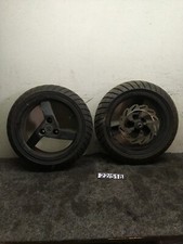 Coppia Cerchio Anteriore Posteriore con Gomme  90% Scooter Peugeot Jet force 50