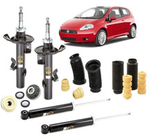 KIT 4 AMMORTIZZATORI E TAMPONI ANTERIORI E POSTERIORI FIAT GRANDE PUNTO