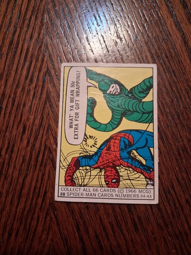 1966 donruss spider man 38 - 1966, spider-man
