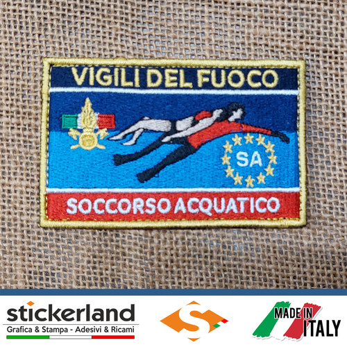 Toppa patch ricamata vigili - patch,