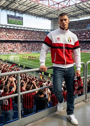 Giacca pista milan - giacca, da
