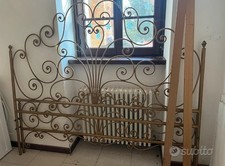 Letto matrimoniale, antico in