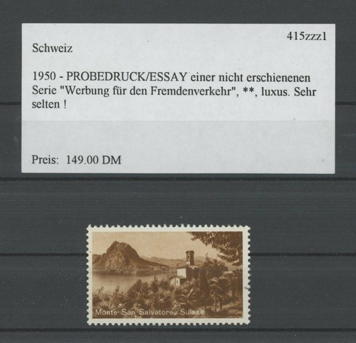 Svizzera esemplare 1950 saggio - svizzera,