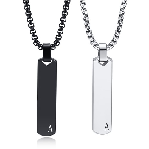 Collana barra iniziale moda - barra,