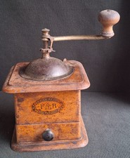 antico MACINA CAFFÈ Macinino “Fratelli Bertoldo” vintage in Legno Anni 30