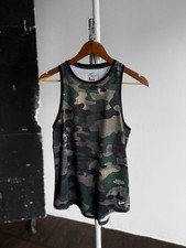 Canotta Nike Dri-Fit Camo Pink Swoosh senza maniche leggera da allenamento