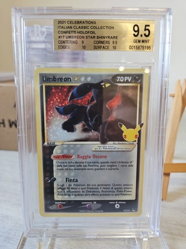 Bgs umbreon holo gold - bgs, star