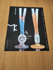 CARLO MORETTI CRISTALLI DA COLLEZIONE CALICI VETRO MURANO VINTAGE AD PUB