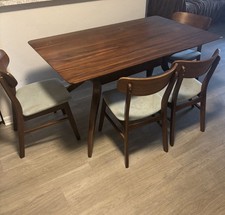 Wooden Dining Table with 4