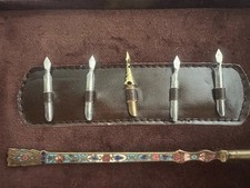  🔴 Penna stilografica PIUMA mosaico colorato smalti pennini inchiostro vintage