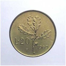 Repubblica italiana 20 lire - italiana,