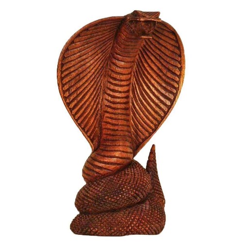 Cobra legno figura scultura - legno,