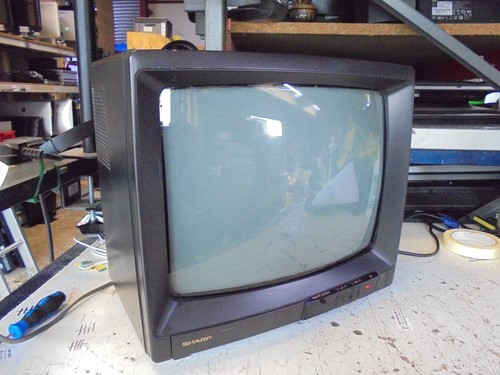 Sharp vintage crt - sharp, televion