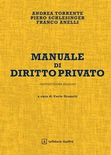MANUALE DI DIRITTO PRIVATO  -