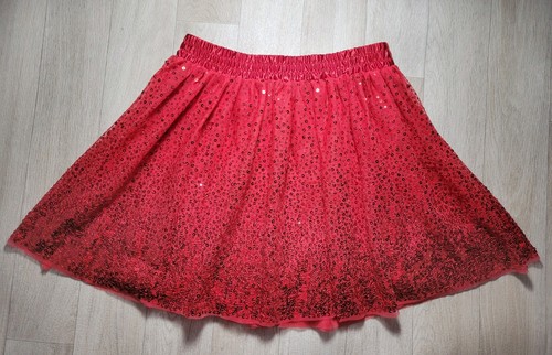 Gonna con paillettes rosse cat - gonna,