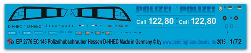 Peddinghaus 2776 ec 145 - 1/72,