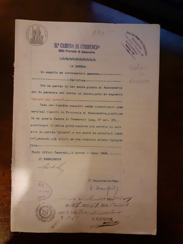 Certificato storico uso ad - storico, di